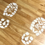 Christmas - Santa Boots Stencil
