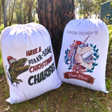 Christmas Printed Santa Sacks - Various Designs