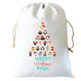 Christmas Printed Santa Sacks - Various Designs