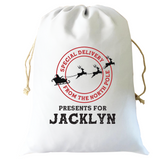 Christmas Printed Santa Sacks - Various Designs