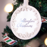 Christmas Bauble Double Layer - Snowflake Detail