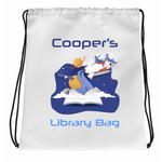 Drawstring Library Bag - 4 Designs