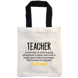 Teacher Tote Bag - Various Designs