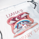 Drawstring Library Bag - 4 Designs