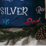 Christmas Velvet Santa Sack with Printed Name