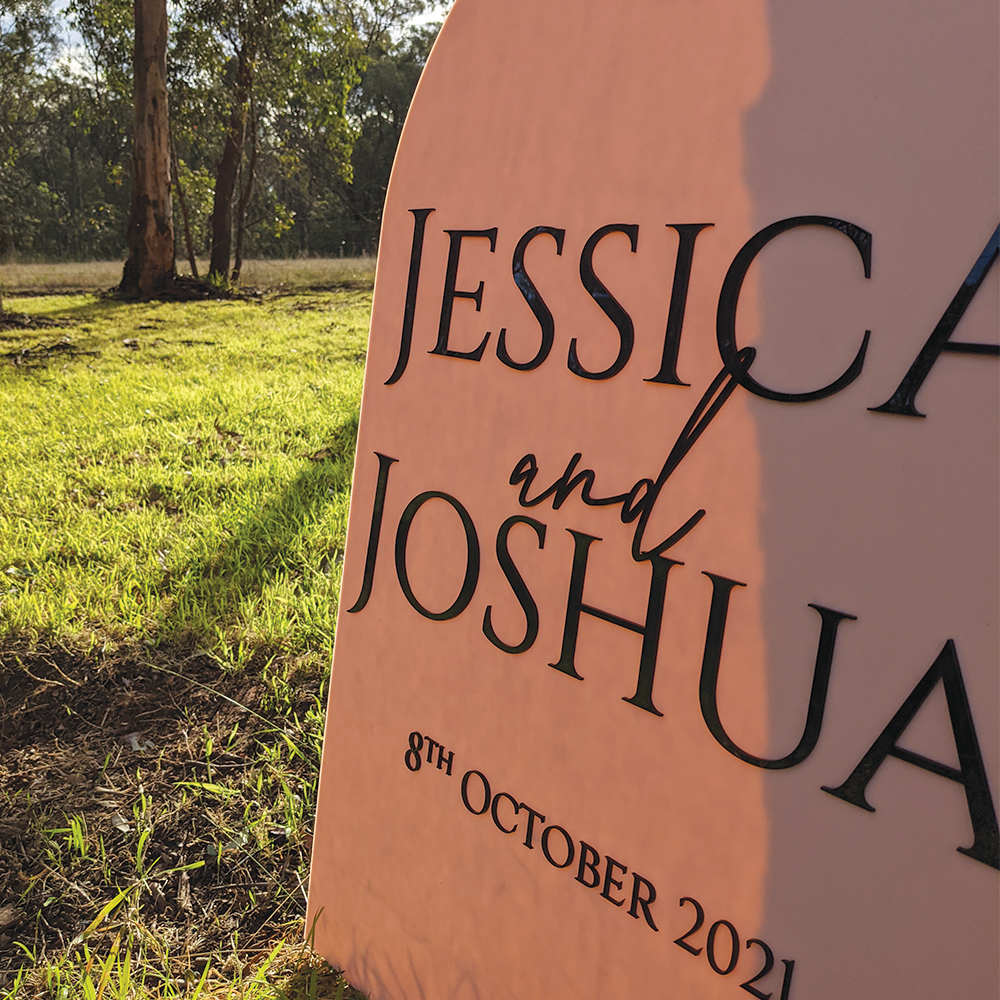 Wedding & Event Sign - Serif Names – BlackOrchidDesigns